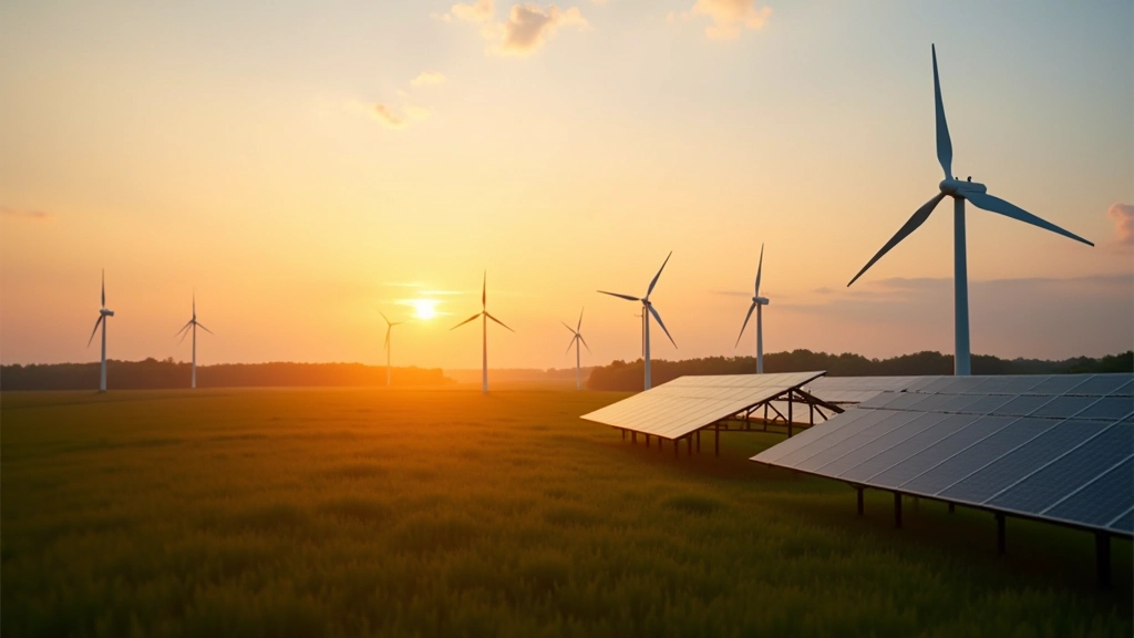 Atjaunojamās enerģijas infrastruktūra Latvijā ar vēja ģeneratoriem un saules paneļiem
